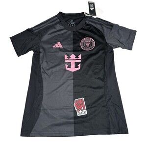 Adidas Authentic Inter Miami 2025 Black JI6819 Lionel Messi Jersey Women’s Small